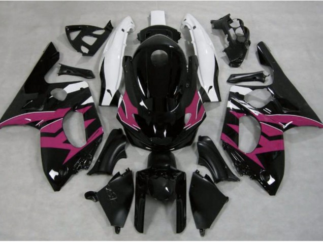 Rose Noir & Blanc 98-07 Yamaha YZF600 Carénage