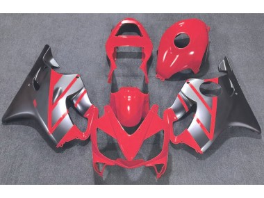 Rouge & Argent Mat 01-03 Honda CBR600 F4i Carénage