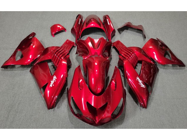 Rouge Brillant 06-11 Kawasaki ZX14R Carénage