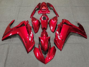 Rouge Brillant 15-18 Yamaha R3 Carénage