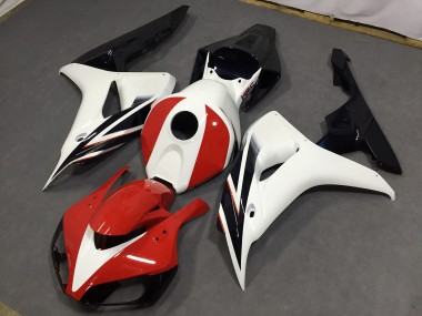 Rouge Brillant & Blanc 06-07 Honda CBR1000RR Carénage