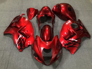 Rouge Feu Brillant 97-07 Suzuki GSXR 1300 Carénage