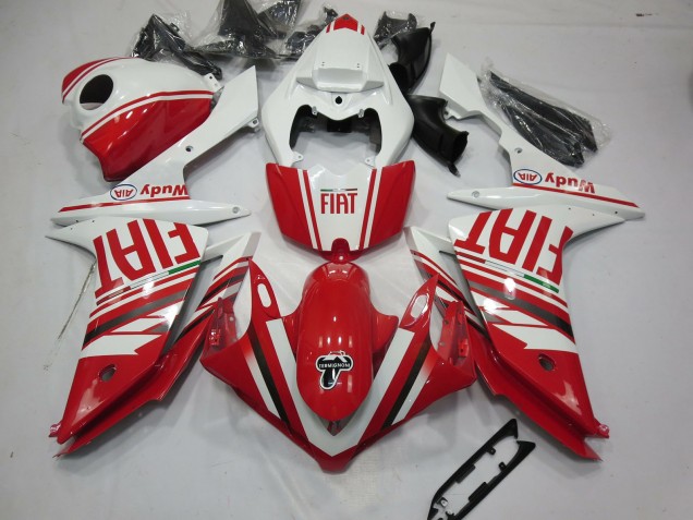 Rouge Fiat 07-08 Yamaha R1 Carénage