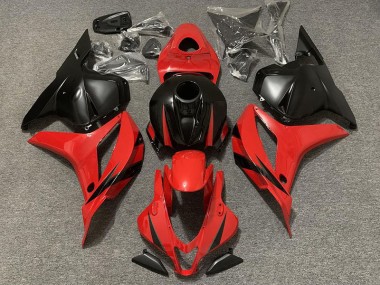 Rouge & Noir Mat 09-12 Honda CBR600RR Carénage