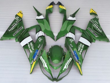 Style De Logo Vert 13-18 Kawasaki ZX6R Carénage