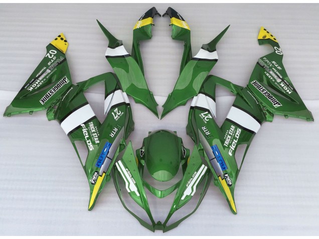 Style De Logo Vert 13-18 Kawasaki ZX6R Carénage