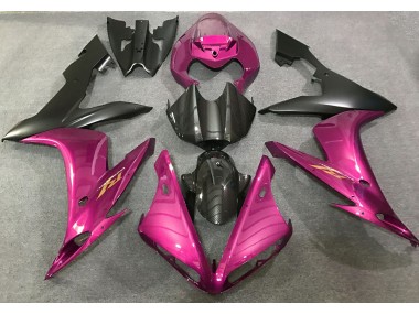 Style Rose Vif & Fibre De Carbone 04-06 Yamaha R1 Carénage