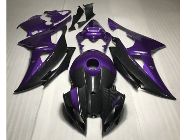 Style Violet Avec Fibre De Carbone 08-16 Yamaha R6 Carénage