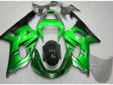 Vert & Argent 01-03 Suzuki GSXR 600-750 Carénage