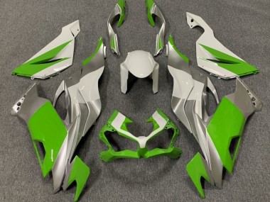 Vert Brillant Blanc & Argent 19-23 Kawasaki ZX6R Carénage