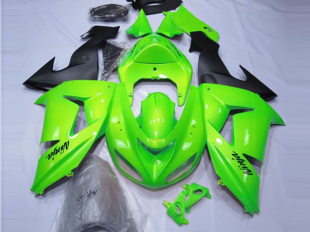 Vert Citron 06-07 Kawasaki ZX10R Carénage