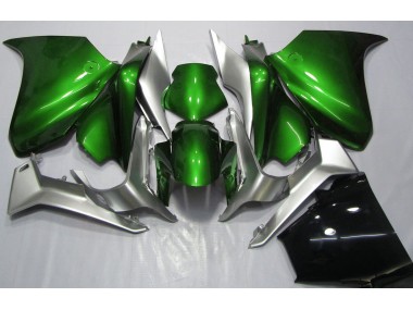 Vert Foncé & Argent 10-13 Honda VFR1200 Carénage