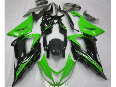 Vert & Noir 13-18 Kawasaki ZX6R Carénage