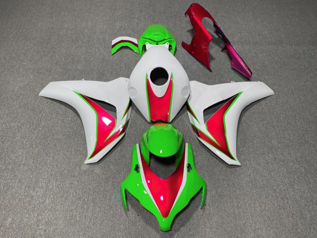 Vert & Rouge Brillant 08-11 Honda CBR1000RR Carénage