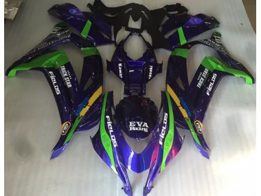 Vert Violet & Brillant 16-19 Kawasaki ZX10R Carénage