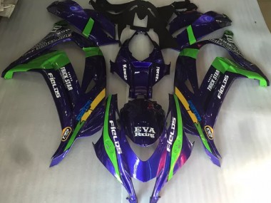 Vert Violet & Brillant 16-19 Kawasaki ZX10R Carénage