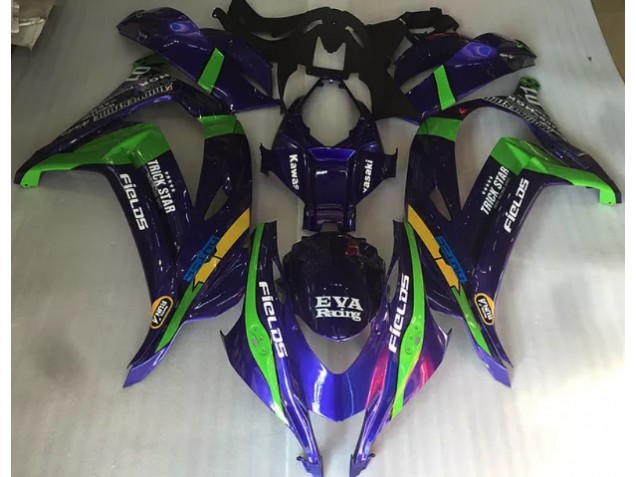 Vert Violet & Brillant 16-19 Kawasaki ZX10R Carénage