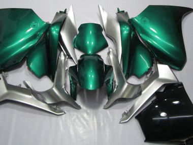 Vert Écume De Mer & Argent 10-13 Honda VFR1200 Carénage