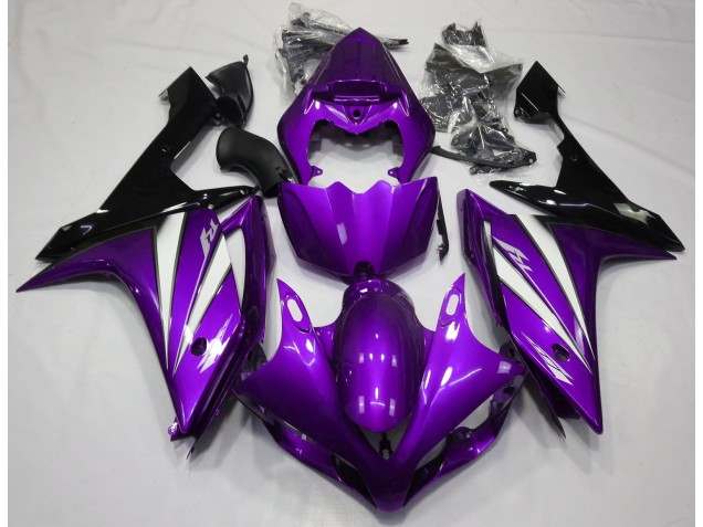 Violet Blanc & Noir 07-08 Yamaha R1 Carénage