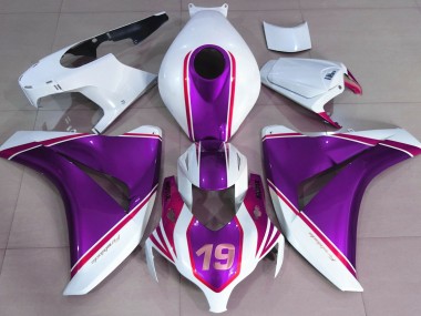 Violet Brillant & Blanc 08-11 Honda CBR1000RR Carénage