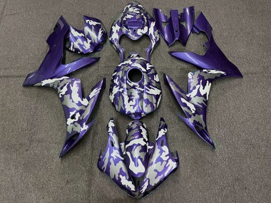 Violet Foncé Camouflage 04-06 Yamaha R1 Carénage