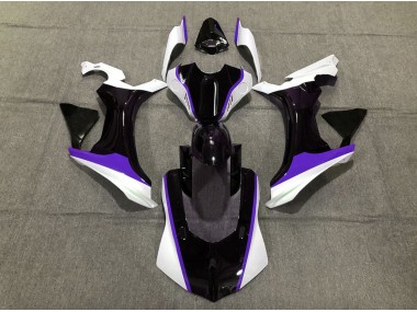 Violet Noir & Blanc 15-19 Yamaha R1 Carénage