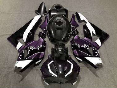 Violet Personnalisé Fibre De Carbone Taureau 13-23 Honda CBR600RR Carénage