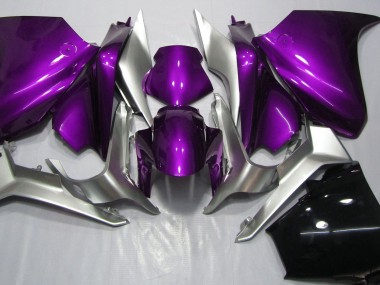 Violet Profond & Argent 10-13 Honda VFR1200 Carénage