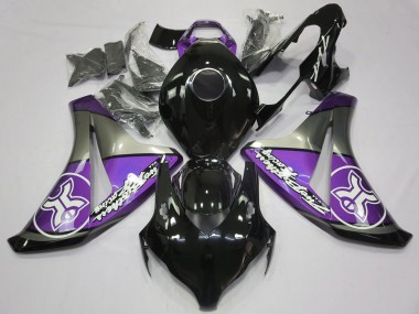 Violet Sur Noir Personnalisé 08-11 Honda CBR1000RR Carénage