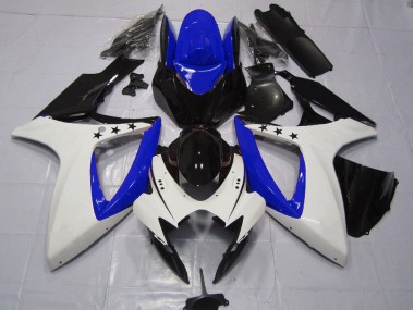 Étoile Bleu Foncé 06-07 Suzuki GSXR 600-750 Carénage